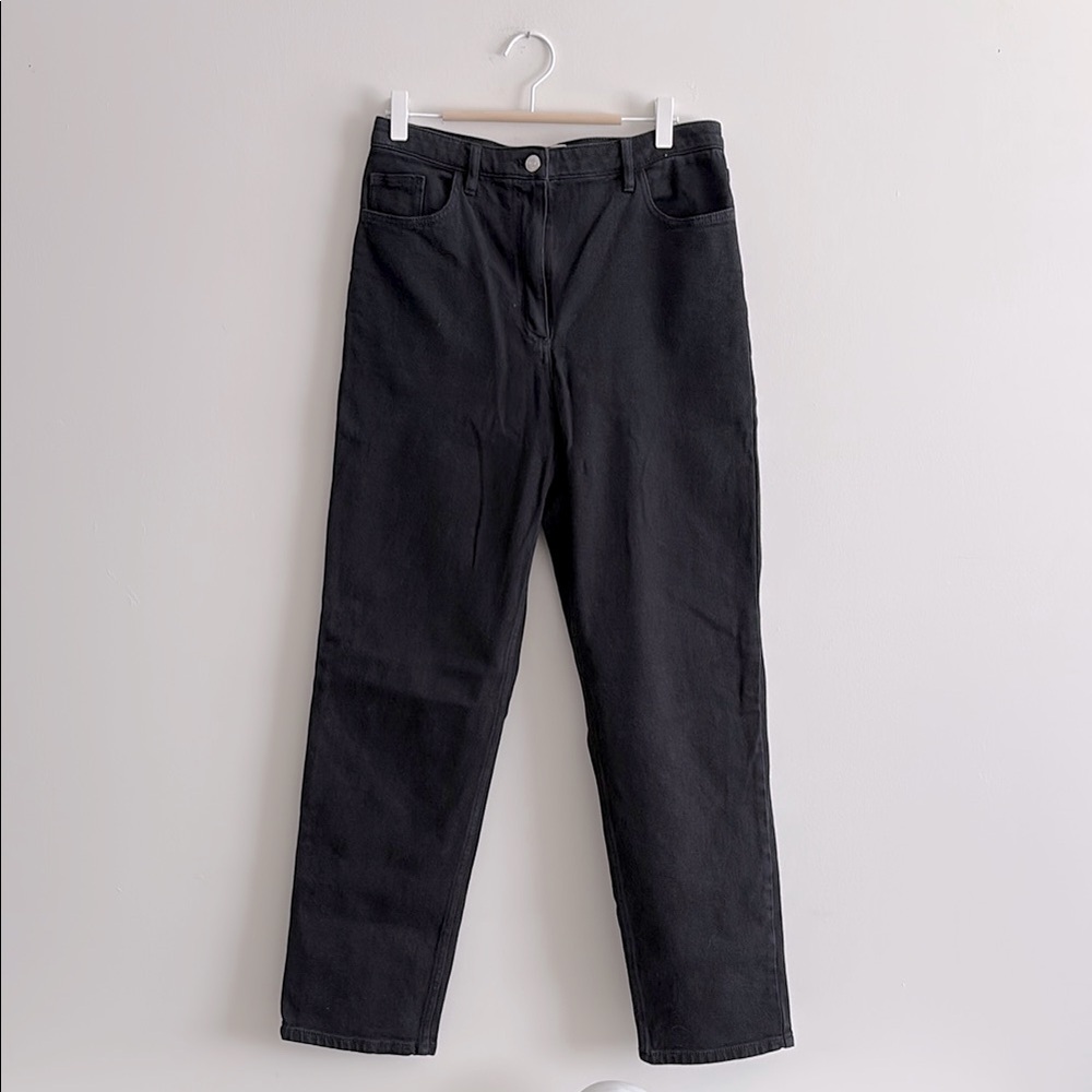 Aritzia Wilfred Melina black denim pant sz 8 preloved